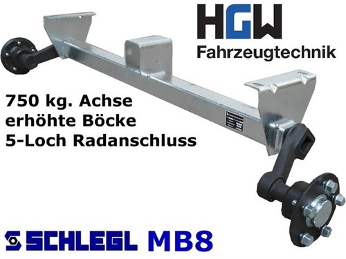 750 achse erhöhte böcke - erhöhte,